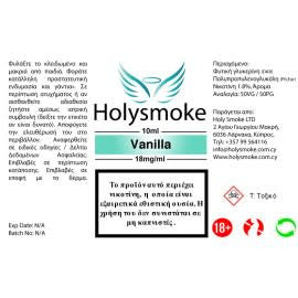 Holysmoke Vanilla 10ml