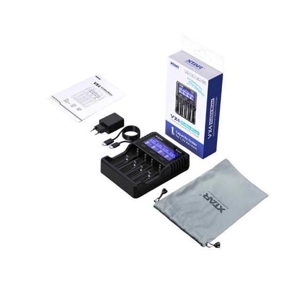 Xtar VX4 V2 smart battery charger packaging
