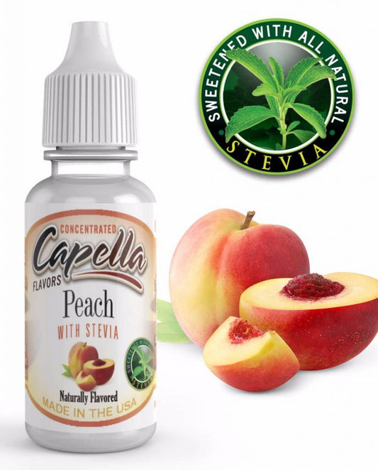 Capella Peach with Stevia 13ml