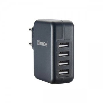 Tekmee -Wall Charger USB 4 Ports 4.8A