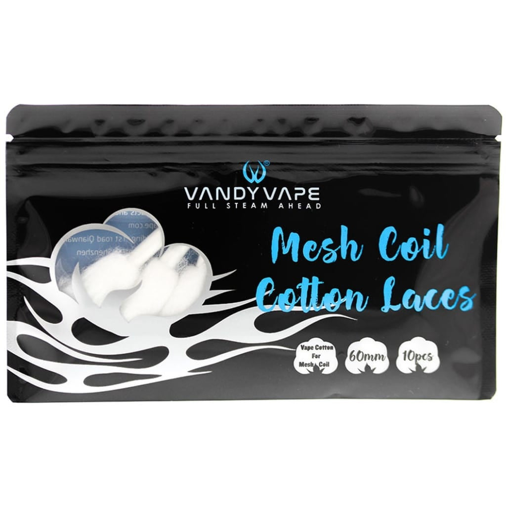 Vandy Vape Mesh Coil Cotton Laces (Pack of 10)