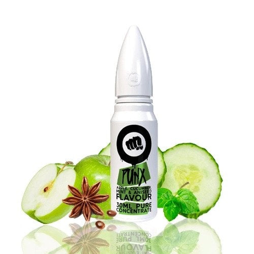 Riot Squad - Punx - Apple Cucumber Mint & Aniseed  30ml Flavour Shot